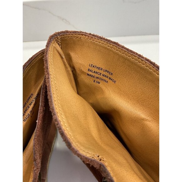 Kelsi Dagger Haley Wedge Heel Tan Suede Leather Boots Size 8.5 - Picture 6 of 9